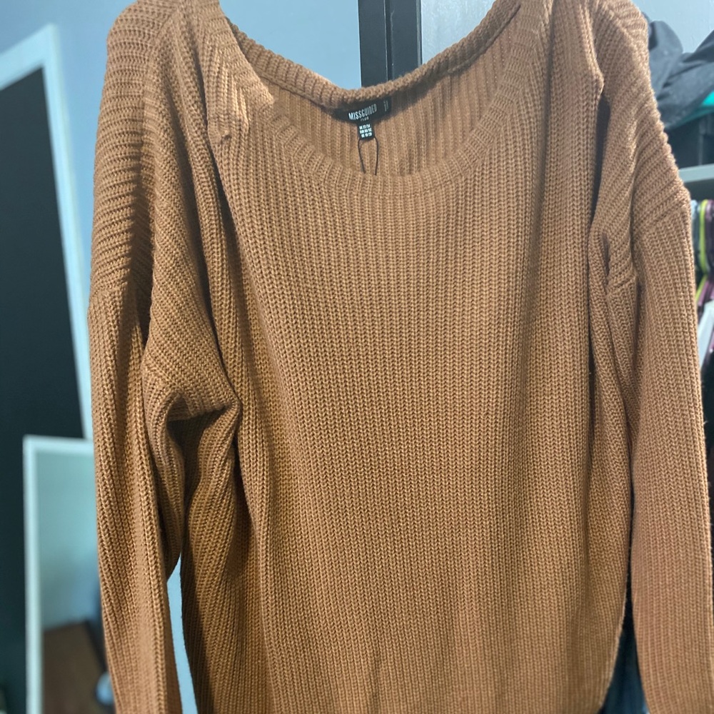 Off the shoulder sweater